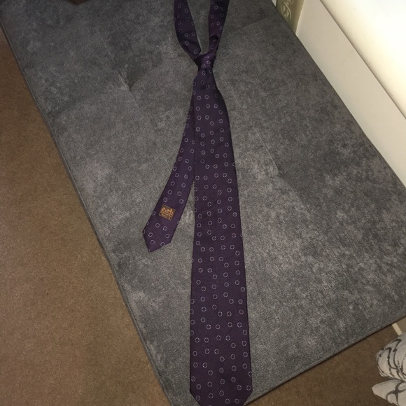 Purple Hermès tie - Picture 2 of 5